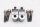 Handlebar clamp, upper fork bridge clamp set BMW R 1200 R R1ST K27 0378 07-10
