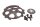 Clutch intermediate gear, pressure plate, screw set BMW R 1200 R R1ST K27 0378 07-10