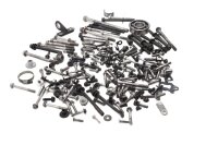 Juego de tornillos, cojinetes, abrazaderas, soportes,...