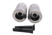 Handlebar weight pair chrome left right BMW R 1200 R R1ST K27 0378 07-10