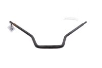 Manillar tubular de 22 mm con curvatura, negro, rayado....