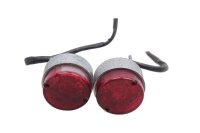 Coppia di fanali posteriori rotondi per illuminazione posteriore Moto Guzzi V 35 Imola II PC 83-87
