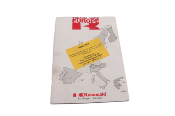 Reisgids Europa Reisgids Handboek 99999-415P7 Kawasaki ZX-7R ZX750N 96-99