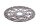 Front brake disc, drilled, wave design Suzuki GSF 1200 Bandit WVA9 01-05