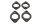 Udstødningsmanifoldflange, udstødningsmontering, udstødningsflange BMW K 100 RS K100RS 83-89