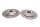 Bremsscheiben vorne gelocht Satz 4mm Bremsanlage BMW K 100 K100 K589 82-88