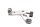 Footrest bracket support plate rear left BMW R 1200 R R1ST K27 0378 07-10