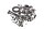 Engine bolt set, gasket set, sealing rings BMW K 100 RS K100RS 83-89
