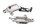 Fotstödsfäste bärplatta fram vänster höger BMW K 1200 S K40 K12S 0581 05-08
