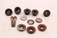 Footrest bracket, support plate, right, rubber buffer BMW K 100 RS K100RS 83-89