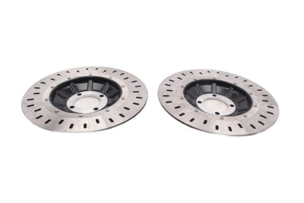 Bremsscheiben vorne gelocht Satz Bremsring Träger BMW K 100 K100 K589 82-88