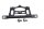 Support de cadre arrière pour fixation du bois arrière Honda CB 600 F Hornet PC41 07-08