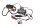 LED-blinkersset bak vänster höger universal BMW K 1200 S K40 K12S 0581 05-08