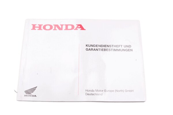 Kundendienstheft Garantieheft Serviceheft Honda CB 600 F Hornet PC41 07-08