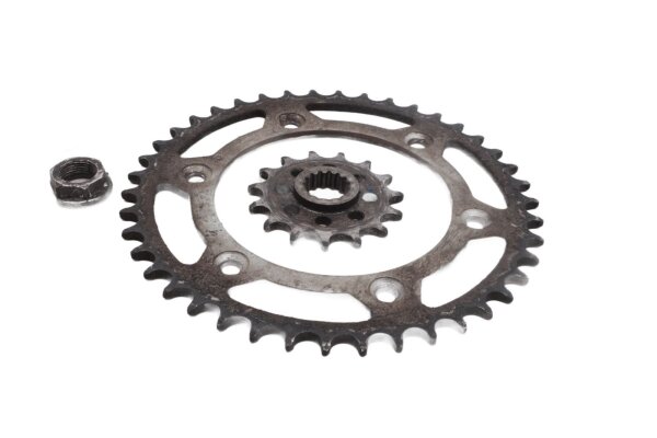 Kit de transmission par pignon, plateau et chaîne KTM GS 620 RD EXC 620 LC4 94-99