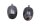 Styrviktspar vänster höger svart BMW K 1200 S K40 K12S 0581 05-08