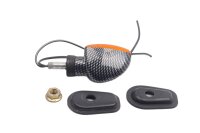 Clignotant avant gauche, teinté noir, câble avec bras en caoutchouc Kawasaki ZX-7R ZX750N 96-99