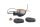 Clignotant avant gauche, teinté noir, câble avec bras en caoutchouc Kawasaki ZX-7R ZX750N 96-99