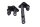 Support moteur avant, support de cadre, butée en caoutchouc Suzuki GSF 1200 Bandit WVA9 01-05