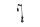 Gearshift lever linkage, shift rod, deflection lever Suzuki GSF 1200 Bandit WVA9 01-05