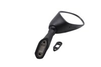 Right rearview mirror, black, fairing mirror Suzuki GSF 1200 Bandit WVA9 01-05