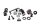 Brandstoftankbeugelset, dempermontageset BMW R 1200 GS K25 0307 R12 04-07