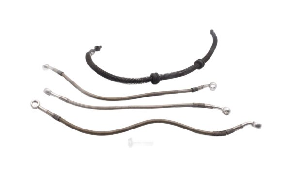 Ensemble de flexibles de frein tressés en acier Kawasaki ZX-7R ZX750N 96-99