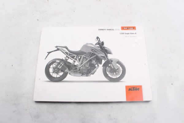 Manuel dinstructions dutilisation 3213404en KTM 1290 Super Duke R 1290SDR/14 14-16