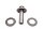 Clutch pressure mushroom needle bearing set thrust bearing Suzuki GSF 1200 Bandit WVA9 01-05