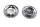 Achterbrugkapjes verchroomd links Suzuki GSF 1200 Bandit WVA9 01-05