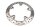 rear drilled brake disc, brake disc ring BMW R 1200 GS K25 0307 R12 04-07
