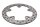 rear drilled brake disc, brake disc ring BMW R 1200 GS K25 0307 R12 04-07