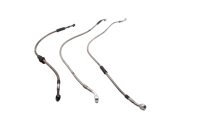 Stalen gevlochten remleidingenset voor en achter Suzuki...