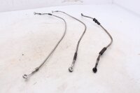 Steel braided brake line set front rear Suzuki GSF 1200 Bandit WVA9 01-05
