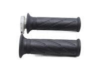 Handlebar grip set, throttle grip, ribbed grip rubber...