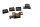 Seat bracket rubber buffer mounting kit BMW K 100 RS K100RS 83-89
