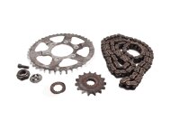 Chain kit, sprocket, chainring, drive chain Suzuki GSF...