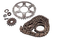 Chain kit, sprocket, chainring, drive chain Suzuki GSF 1200 Bandit WVA9 01-05