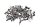 Screw set fairing frame rest Suzuki GSF 1200 Bandit WVA9 01-05