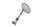 Round right-hand side mirror, handlebar mount, rearview mirror BMW K 100 RS K100RS 83-89