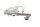 Rear luggage rack, carrier, grab handle (silver) BMW R 1200 GS K25 0307 R12 04-07