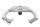 Rear luggage rack, carrier, grab handle (silver) BMW R 1200 GS K25 0307 R12 04-07