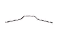 Steel handlebars with risers, knurled, chrome Suzuki GSF...