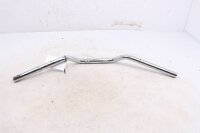 Steel handlebars with risers, knurled, chrome Suzuki GSF 1200 Bandit WVA9 01-05