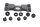 Seat bracket rubbers screw set Suzuki GSF 1200 Bandit WVA9 01-05