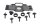 Seat bracket rubbers screw set Suzuki GSF 1200 Bandit WVA9 01-05