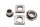 Set di supporti per cuscinetti tendicatena con manicotto distanziale per asse Kawasaki ZX-7R ZX750N 96-99