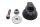 Right crash bar mount, crash pad mounting Suzuki GSF 1200 Bandit WVA9 01-05