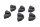 Cardan rubber damping elements cardan wheel set Suzuki GSF 1200 Bandit WVA9 01-05