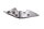 Footrest bracket support plate, front right Suzuki GSF 1200 Bandit WVA9 01-05